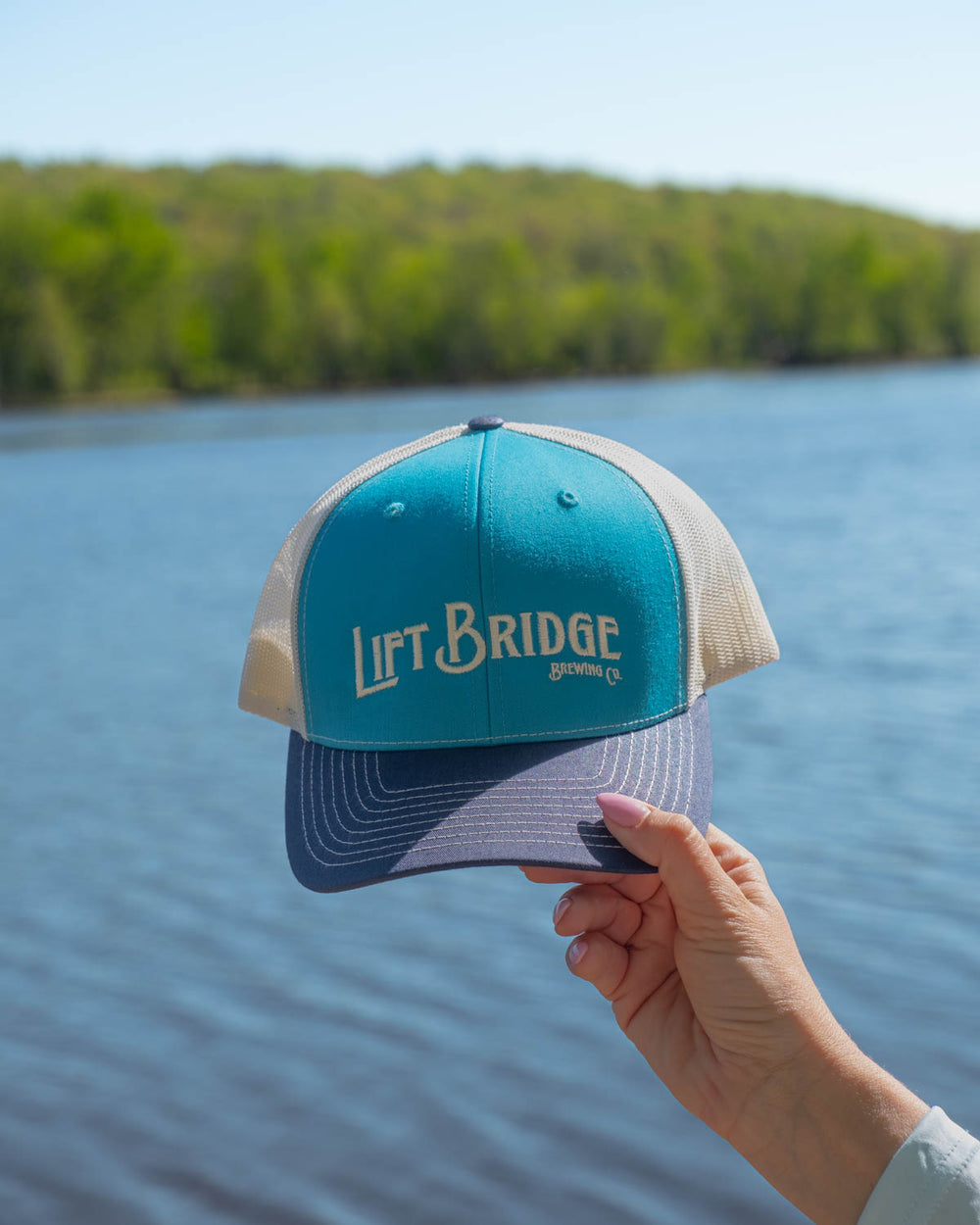 Blue + Navy Snapback Hat