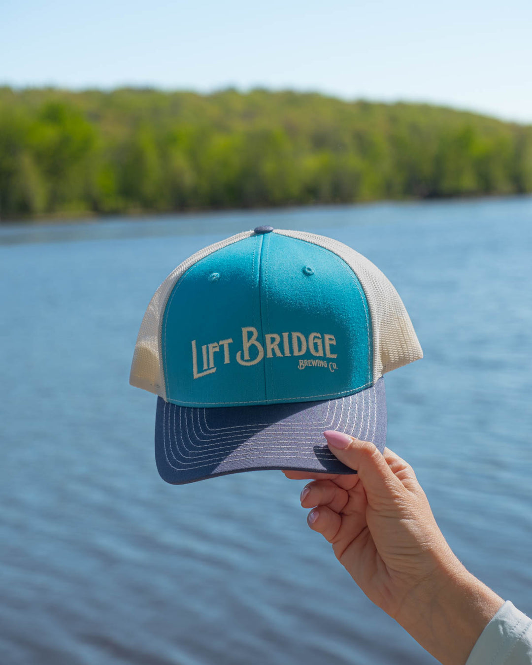 Blue + Navy Snapback Hat