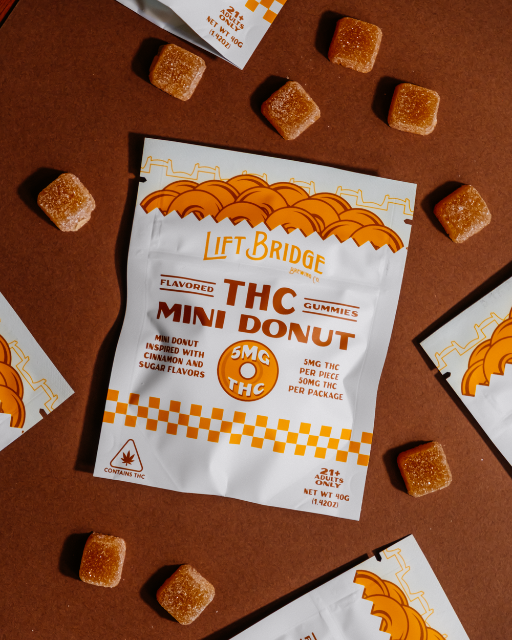 Mini Donut THC gummies - Lift Bridge Brewing Co