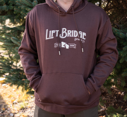 Brown Hoodie Logo/Loon Sweatshirt