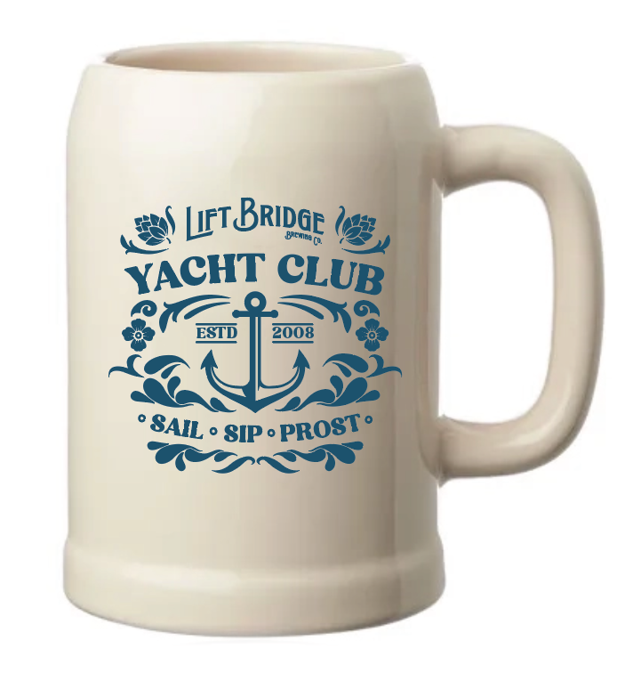 YACHTOBERFEST Stein ***PRE-ORDER*** PICK UP at PARTY Sept. 19th in TAPROOM