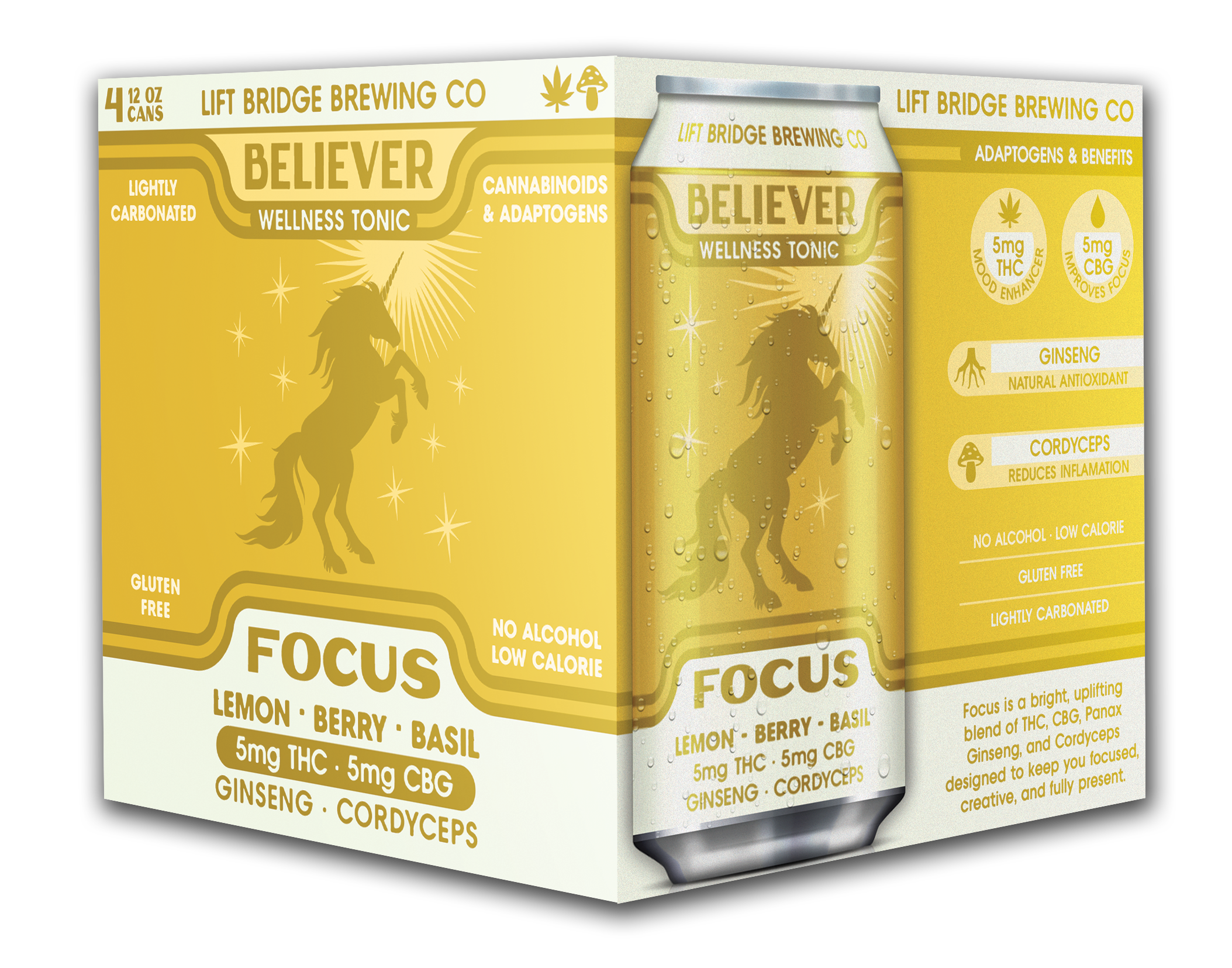 FOCUS · Wellness Tonic 4-Pack